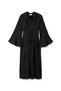 Black Waist Adjustable Corset Dress - 6
