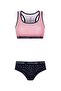 US Polo AssnWomen's Navy Blue Bustier Slip Set - 2