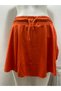 Orange Sports Shorts High Waist Slimfit Leggings with Lace-Up Pockets Shila Sports Shorts - 5