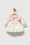 LOUISE Bow Collar Long Sleeve Holiday Special Occasion Baby Girl Dress - 2