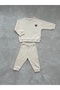 Unisex Baby/Child Waffle Teddy Bear 100% Cotton White Set - 2