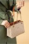 Original Women's Sand-Tan Chain Detailed Hand and Shoulder Bag-Bd2181 - 4