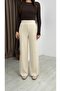 Cream Women's Comfortable Fit Knitwear Pants Size 36/38 .25701 - 4