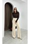 Cream Women's Comfortable Fit Knitwear Pants Size 36/38 .25701 - 7