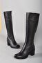 Seç 3000 genuine leather high heel boot (6 cm) black - 5