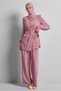 Tie-Up Detail Pants Suit 45370