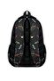 Boy's Gamer Black Orthopedic Backpack with Back Support for Primary School 3-Piece Bag Set Foiled Lunch and Pen Holder 531 - 6