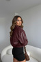 Leather Bomber Leather Jacket - 3