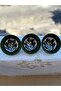 Handmade Set of 3 13 cm Ceramic Snack Bowls, Sauce Bowls and Jam Bowls - 2