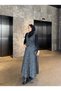Gray Winter 2-Piece Set Vest + Skirt