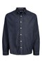 Men's Navy Blue Jornorrebro Denim Shirt Ls Sn Jean Shirt 12282775-Darkblue - 5