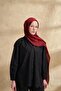 شال جوزيه جاكار بنقشة السلسلة - أحمر داكن - 3