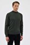 Half Fisherman Wool Khaki Knitwear Sweater - 3
