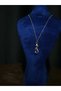 Stylish Minimal Style Cat Steel Necklace with Cat Figure Pet-Themed - 3