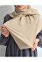 Bamboo Scarf 100X100 cm – Anti-Sweat, Non-Pilling and Non-Shedding, Suitable for Four Seasons Use Beige - 2