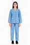 Women’s Button-Front Housekeeping Uniform with White Piping Detail - 2