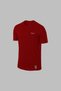 Men's Burgundy Fit Pocketed Unprinted Crew Neck T-Shirt Shorts Bottom Top Two-Piece Set for Hiking (S-3Xl) - 2