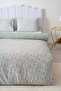 Clara Green Breathable Cotton Single Duvet Cover Set - 3