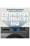 7 kg Front Load Washing Machine, 1200 RPM, 15 Programmes, Quick wash,Low Noise,WCV7612UMG(Grey) - 3