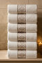 Sultan 100% Cotton 6 Piece 50x90 Towel | Towel Set | Towel Set | Hand Face Towel | Bridal Towel