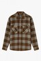Men's Lumberjack Shirt Brown Gray Men's Brown Shirt Lumberjack Shirt Brown Gray Shirt - 2