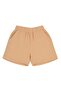 Double Layer Muslin Kids Shorts 100% Natural Cotton Beige