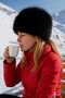 Women's Black Winter Hat – Soft Texture, Stylish and Warm Design, Elegant Look with a Plump Shape - 2