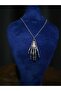 Skeleton Model Scary Hand Design Halloween Halloween Themed Steel Pendant - 8