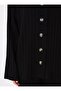 Bone Button Collar Detailed Cardigan & Pants Knitwear Set - Black - - 4