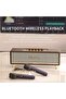 D8 Vintage Bluetooth Speaker with TF / USB / FM, Wood Grain Wireless Speaker - 5
