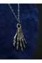 Skeleton Hand Design Scary Style Halloween Halloween Themed Steel Pendant - 6
