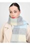 Pufidik Tasseled Shoulder Shawl - Camel Hair - Indigo - Pufidikoş-Tuva - 2