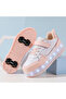 Kids Four Wheel Roller Shoes Rechargeable LED Flash Light Sneaker Skate Heelys Shoes - 2