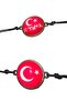 Turkish Flag Visual and Written String Bracelet Set 2 Pieces - 3