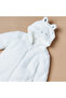 Textured Sleepsuit with Hood and Zip Closure - 2