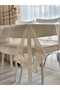 Honeycomb Model Tablecloth Seamless Fabric Plastic Modern Pattern Tasseled Stain Resistant