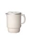 Electric Kettle with Stainless Steel Inner Pot, Heat Insulation, Detachable Base, White