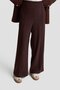 Elastic Waistband Palazzo Pants 25K2703 Bitter Brown - 3