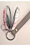 Mirror Keychain with Stones and Flowers - Bag Ornament - Height 24 cm Diameter 7 cm - 3