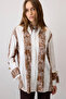 Wide-Cuffed Lace Pattern Shirt - 3