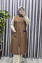 Women's Hijab Clothing Plus Size Ottoman Vest - 8