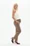 Maternity Flexible Abdominal Band Adjustable Waist Winter Mom Fit Classic Pants Vi̇zon - 5