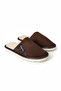 Ar-060 Unisex Velvet Fabric Winter House Slippers with Fur Inside - 4