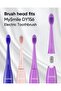 DY156 Electric Toothbrush Replacement Heads, 3 Packs (Purple) - 4