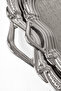 Set of 2 Stainless Steel Silver Trays – Patterned Serving and Presentation Tray, Anti-Tarnish, Fade-Resistant - 4