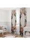 Powder Pink & White Floral Vintage Floral Single Wing Background Curtain 140X260 cm - 2
