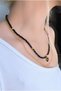 Choose the Letter Chain Necklace Black - 2