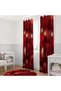 Red Background with Golden Sparkling Snowflakes Single Wing Backdrop Curtain 140X260 cm - 2