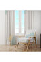 Pastel Cloud and Star Patterned Children's Room Single Wing Background Curtain 140X260 cm - 4