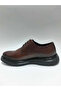 Genuine Leather Lace-Up Lightweight Eva Sole Tan Color Comfortable Classic Men's Shoes - 3
